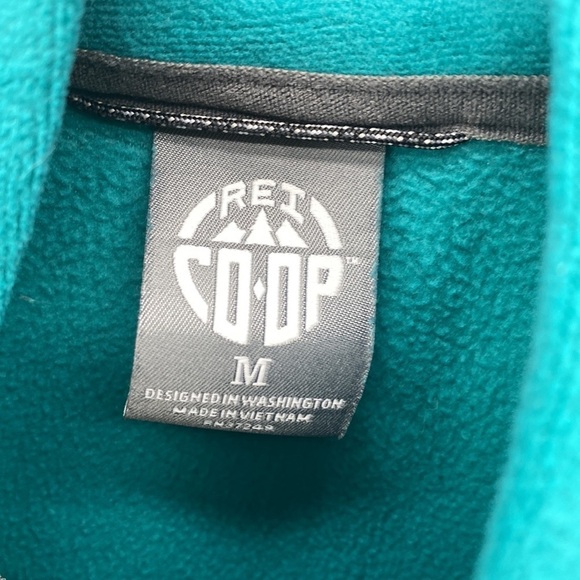 REI coop thin fleece quarter zip soft comfy cozy casual classic outdoor Gorpcore - Picture 2 of 5